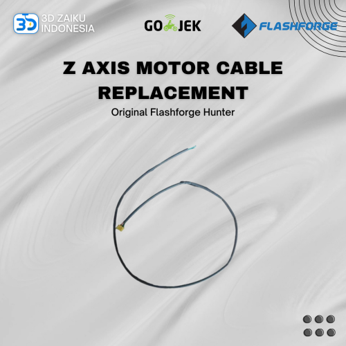Original Flashforge Hunter Z Axis Motor Cable Replacement Original Flashforge Hunter Z Axis Motor Cable Replacement